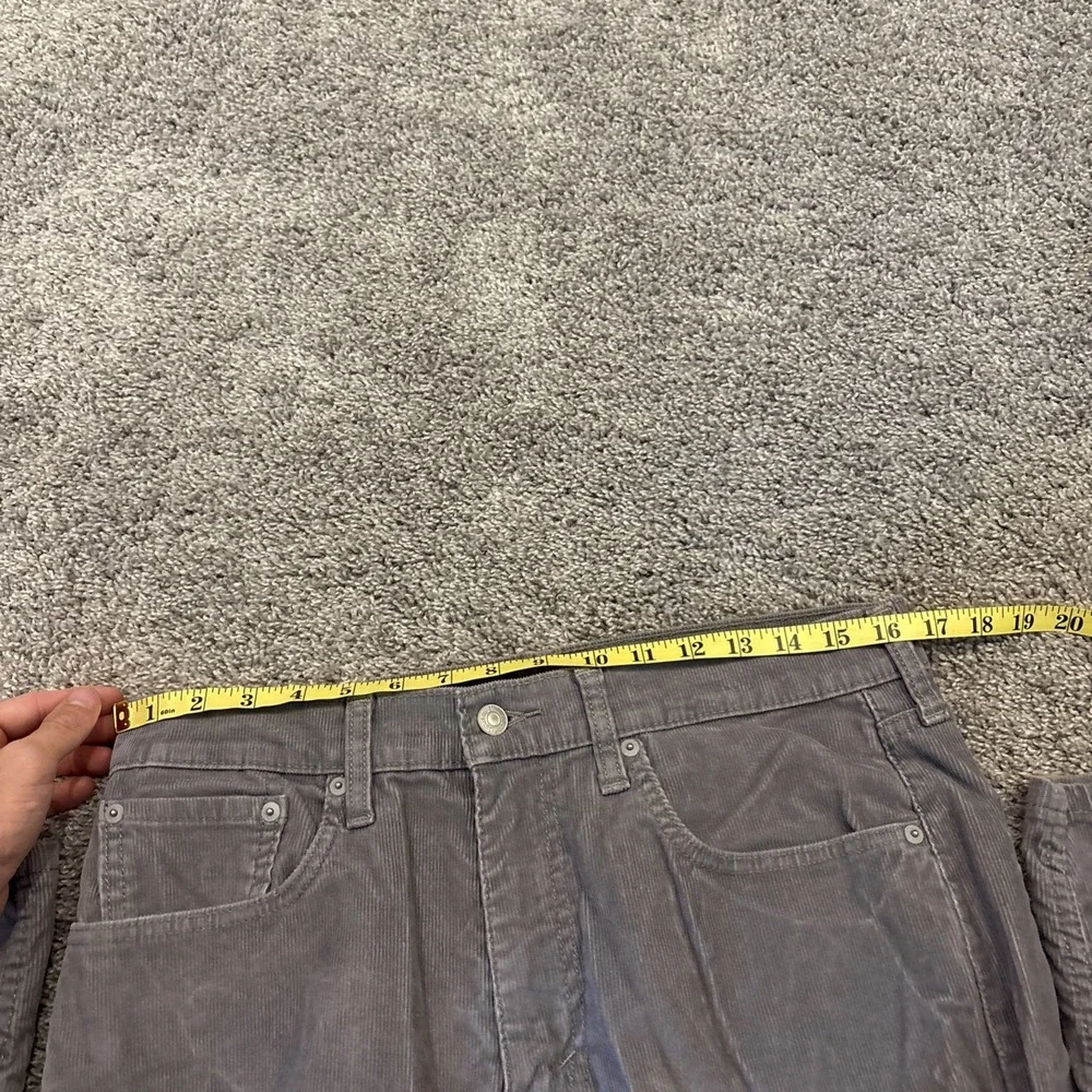 Levis 502 Corduroy Pants Mens 33x32 Stretch Straight Cowboy Western Farm